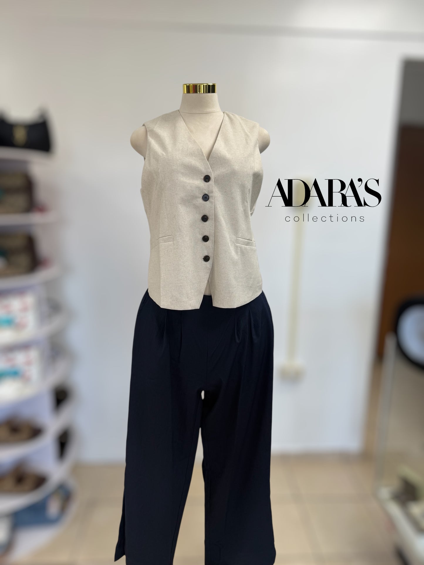 Navy Luxe Pants