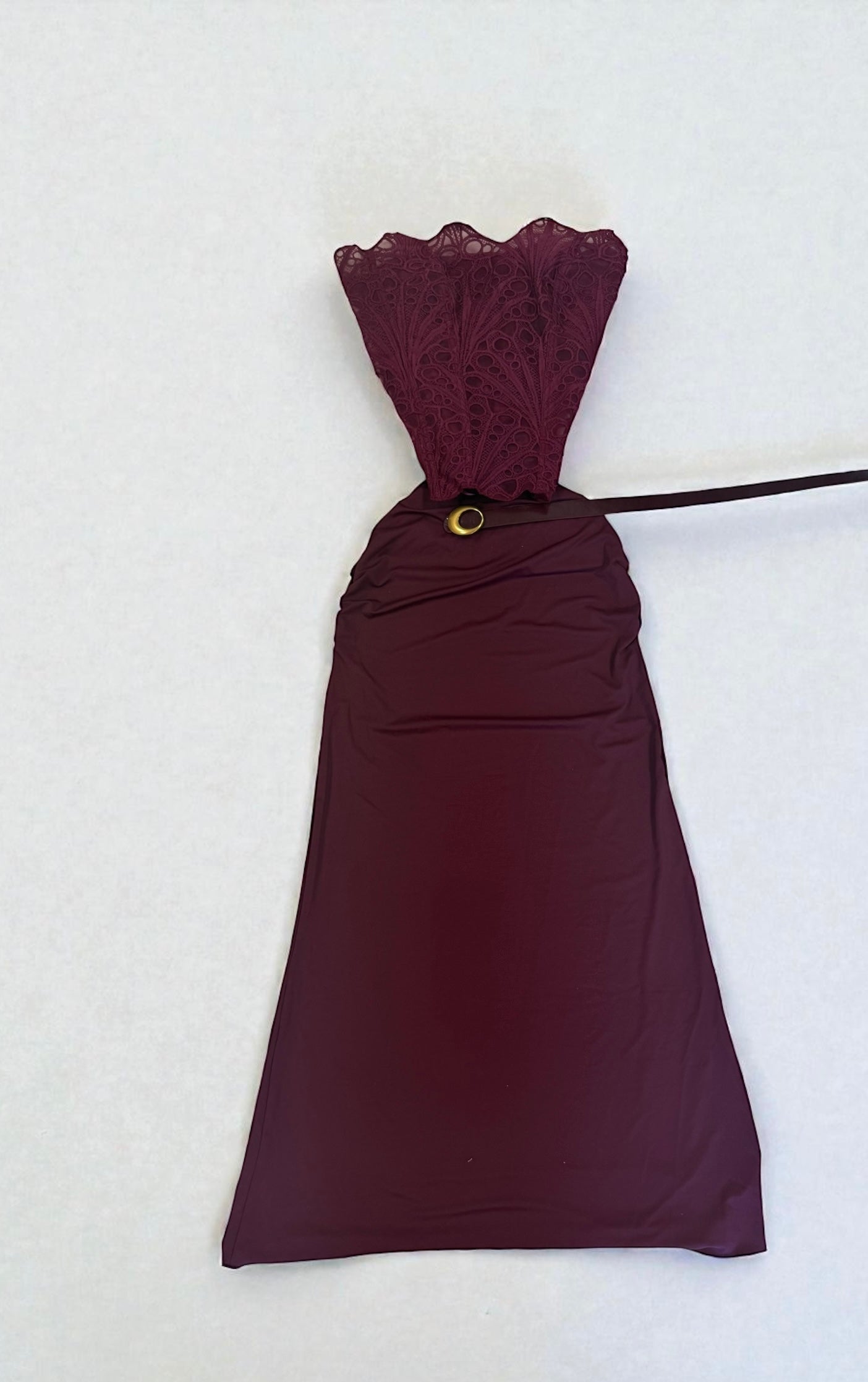 Corset Burgundy Lace