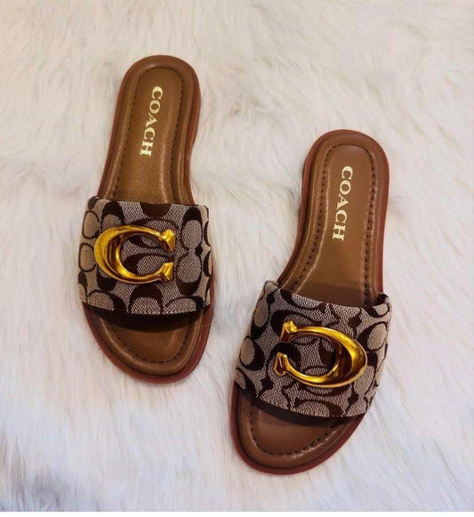 Sandals Coach Brown