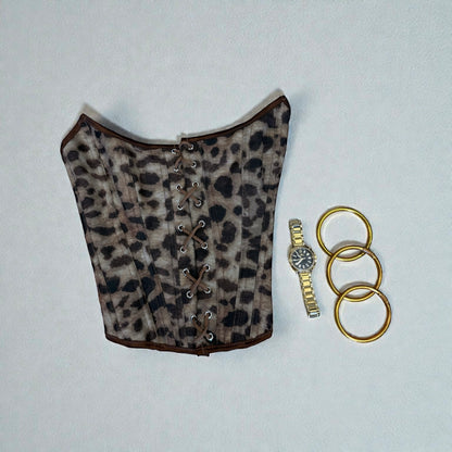 Corset leopard