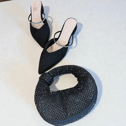 Noir Grace Heels