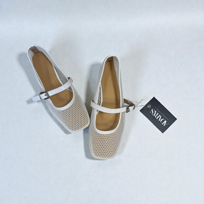 Ivory Mesh Flats